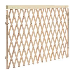 Evenflo Expansion Swing Wide Child Gate In Natural (NaturalHardware mountFixed gateAge recommendation 6 24 monthsUses Standard and extra wide doorways, hallways, and bottom of stairs. Ideal for high traffic areasMaterials WoodDimensions 24 inches long