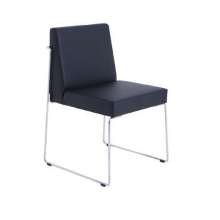 Nuans Astoria Side Chair 100 CN1 Upholstery Eco leather   Black