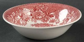 Wedgwood Avon Cottage Pink (Smooth) Coupe Cereal Bowl, Fine China Dinnerware   P