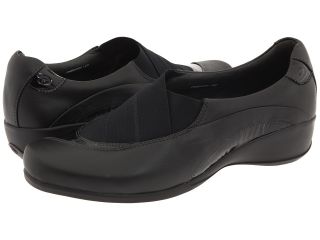 Aravon Tess Womens Slip on Shoes (Black)