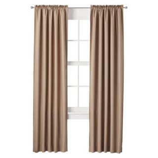 Room Essentials Thermal Window Panel Pair   Tan (42x84)