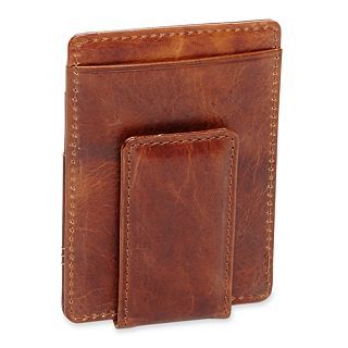 CLAIBORNE Leather Wallet w/ Magnet Clip
