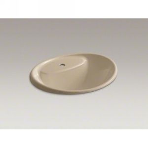Kohler K 2839 1 33 Tides Tides® Drop In Sink with Single Faucet Hole