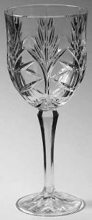 Crystal Clear Portico Water Goblet   Fifth Avenue, Clear, Cut, No Trim