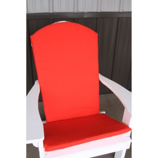 A & L Furniture Sundown Agora Adirondack Chair Full Cushion   1017 BURGUNDY 3711