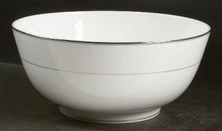 Waterford China Lismore Platinum 9 Salad Serving Bowl, Fine China Dinnerware  