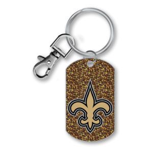 New Orleans Saints AMINCO INC. Glitter Key Ring