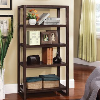 Furniture Of America Regibel Solid Wood 5 tier Display Bookcase
