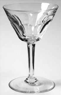 Val St Lambert Montana Tcpl Clear Sherry Glass   8 Cuts Bowl & Stem,Clear