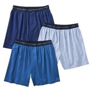 Hanes Boys Knit Boxer Brief Underwear 3 pack   Assorted Colors S