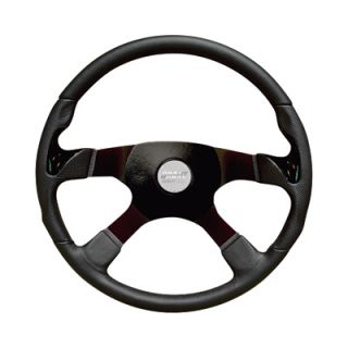 Grant Products Stealth Series Leather Grip Steering Wheel   4 Spoke, 17 3/4in.