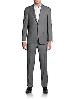 Woven Wool Suit   Grey
