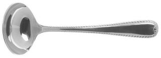 Gorham Ribbon Edge Ii (Stainless) Gravy Ladle, Solid Piece   Stainless,18/10,18/