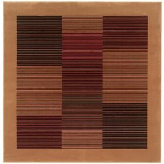 Everest Hamptons Camel Rug (311 Square) (Deep camelSecondary colors Crimson, dark paprika, deep clay, spiced pumpkin, terra cottaPattern StripesTip We recommend the use of a non skid pad to keep the rug in place on smooth surfaces.All rug sizes are app