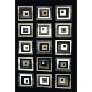 Generations Black Blocks Rug (52 X 72)