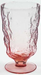 Seneca Driftwood Pink Water Goblet   Stem #1980, Heather/Pink