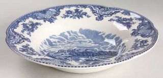 Johnson Brothers Old Britain Castles Blue (England 1883) Rim Soup Bowl, Fine Chi