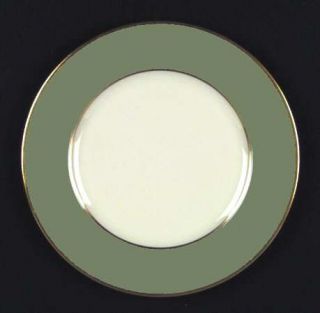 Flintridge Sylvan Sage Green (Rim) Salad Plate, Fine China Dinnerware   Sage Gre
