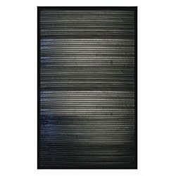 Handmade Black Bamboo Rug (5 X 7) (BlackPattern SolidMeasures 0.125 inch thickTip We recommend the use of a non skid pad to keep the rug in place on smooth surfaces.All rug sizes are approximate. Due to the difference of monitor colors, some rug colors 