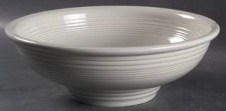 Homer Laughlin  Fiesta Gray (Pearl) (Newer) Pedestal Bowl, Fine China Dinnerware
