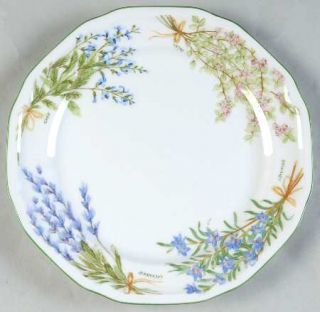 Mikasa Botanical Bouquet Salad Plate, Fine China Dinnerware   Floral,Embossed Ri