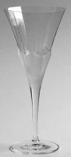 Oscar de la Renta Edelweiss Water Goblet   Stem #Rkg01, Clear  Bowl, Frosted Ste