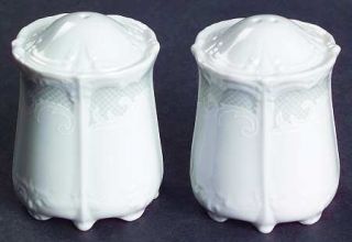 Tirschenreuth Orleans Salt & Pepper Set, Fine China Dinnerware   Baronesse,Gray