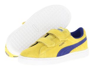 Puma Kids Suede 2 Straps Kids Shoes (Yellow)