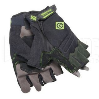 Greenlee 0676510XL Tradesman Fingerless Gloves, Extra Large Black