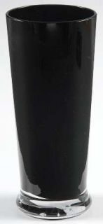 Villeroy & Boch Cascara Black Highball Glass   Black Bowl,Clear Stem&Foot,No Tri