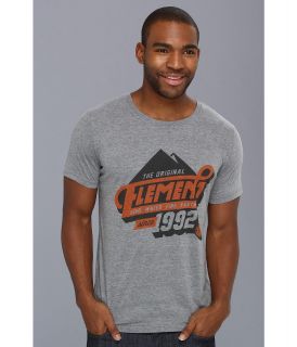 Element Mounty S/S Tee Mens T Shirt (Gray)