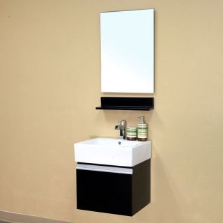 Bellaterra Imola 20.3 in. Dark Espresso Single Bathroom Vanity with Optional