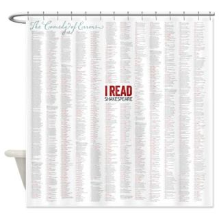  I Read Shakespeare shower curtain  Use code FREECART at Checkout