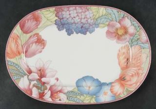 Villeroy & Boch Corolla 13 Oval Serving Platter, Fine China Dinnerware   Naxos