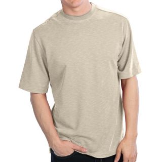 Woolrich Boundary T Shirt   UPF 30  Short Sleeve (For Men)   BRITISH TAN (L )