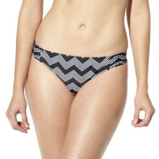 Mossimo Womens Mix and Match Chevron Hipster Swim Bottom  Black L