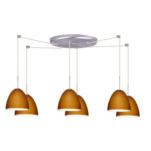 Besa Lighting BEL 6JC 447080 SN Vila Pendant