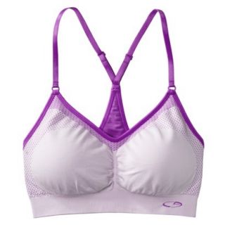 C9 by Champion Womens Seamless Bra With Removable Pads   Purple Reef XXL