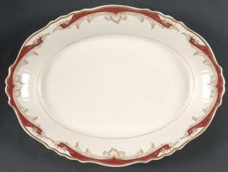 Syracuse Radcliffe 12 Oval Serving Platter, Fine China Dinnerware   Federal Sha