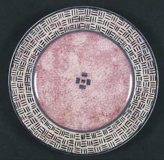 Sakura Terrain Salad Plate, Fine China Dinnerware   Brown&Tan Geometric Shapes&F