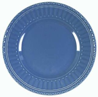  Italiana Normandy Blue Salad Plate, Fine China Dinnerware   All Blue,Em