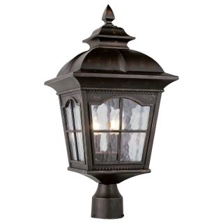 Trans Globe Lighting Bel Air Ellston Outdoor Post Lantern   22.5H in.   5422 BK