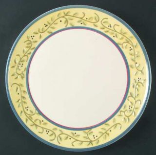 American Atelier Tuscany Village Dinner Plate, Fine China Dinnerware   Village S