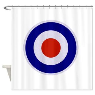  Mod Target Shower Curtain  Use code FREECART at Checkout