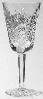 Waterford Clare Sherry Glass   Cut, Criss Cross, Curved Lines, Cut Foot