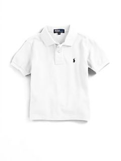 Ralph Lauren Infants Solid Mesh Knit Polo