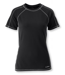 Polartec Power Dry Stretch Base Layer, Midweight Short Sleeve Crew