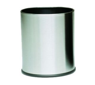 Witt Industries Indoor Decorative Trash Can w/ 4 Gallon Capacity, Stainless Finish