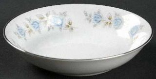 Lennold Rhapsody Fruit/Dessert (Sauce) Bowl, Fine China Dinnerware   Blue Roses