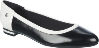 Womens Life Stride Corsage   Black/White Tess/Super Soft Patent Slip on Shoes